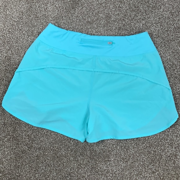 Reel Legends Shorts Size M Turquoise Elastic Waist EUC 86% polyester 14% spandex - Picture 11 of 11
